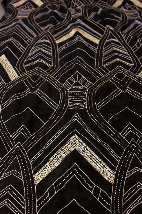 Aztec Gold Pure Cashmere Stole